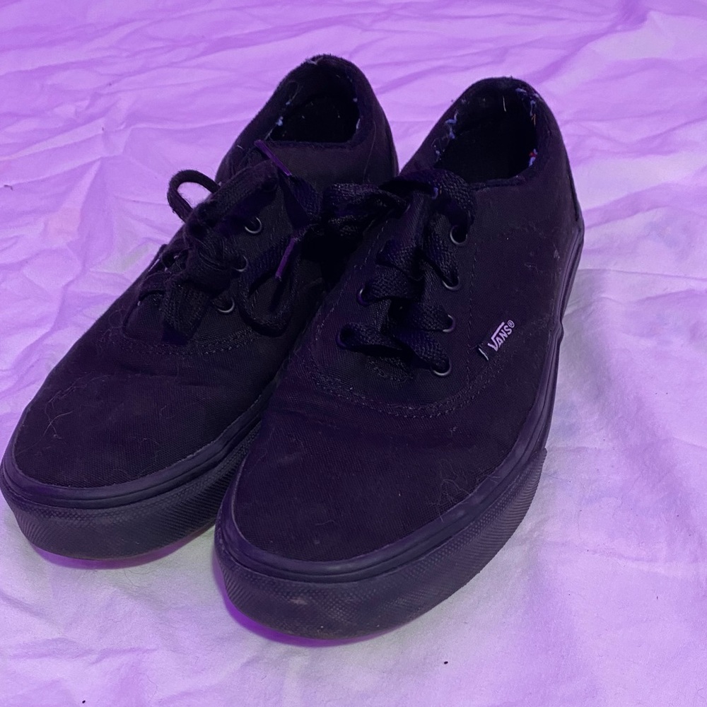 Van black low youth 5